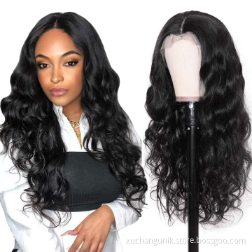 Wholesale Virgin Hair Vendors Cuticle Aligned Raw Virgin Hair Body Wave Lace Wig For Black Women 13X6 Wigs Human Hair Lace Front